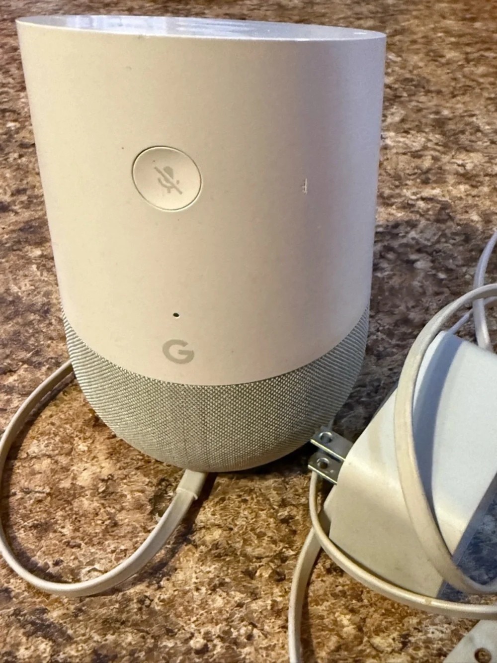 google White Smart Home Voice Speaker